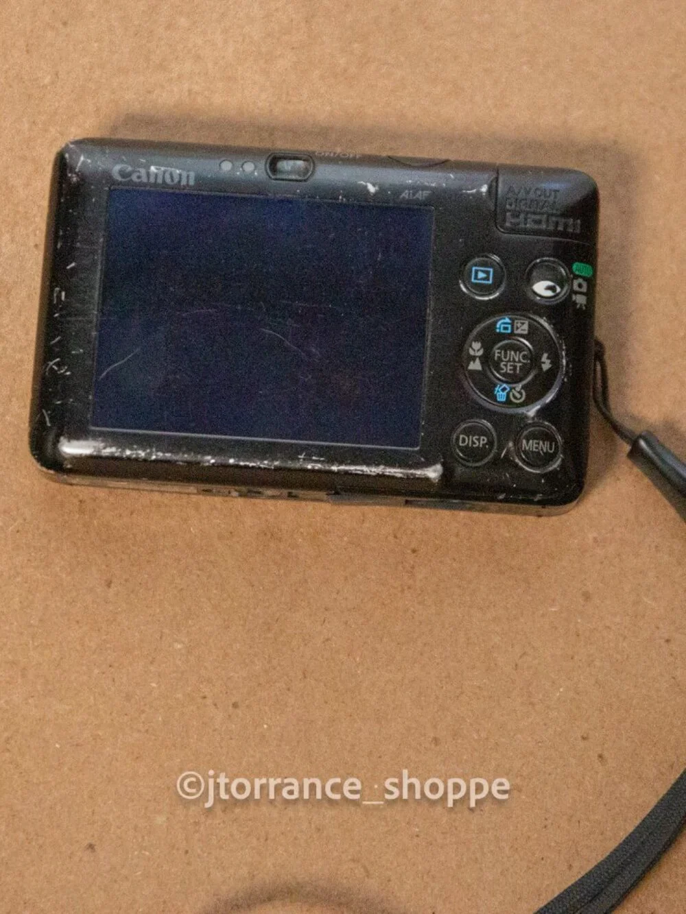 Canon PowerShot SD780 IS Digital Camera ELPH 12.1MP 2 Batteries Charger SD Works